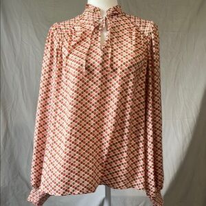 Maison d’Amelie Paris Geometric Print Women's Top Excellent used condition